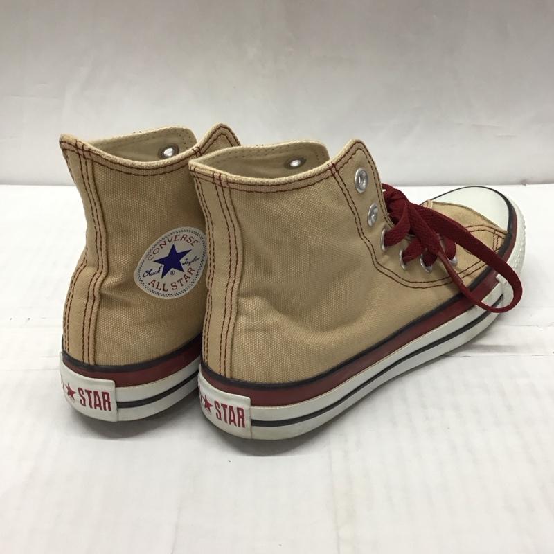 コンバース CONVERSE スニーカー スニーカー 1B937 MTポップ HI オールスター 23cm 23.0cm ロゴ、文字 ベージュ / ベージュ / X 白 / ホワイト / X えんじ / ワインレッド / レディース USED 古着 中古 10116231