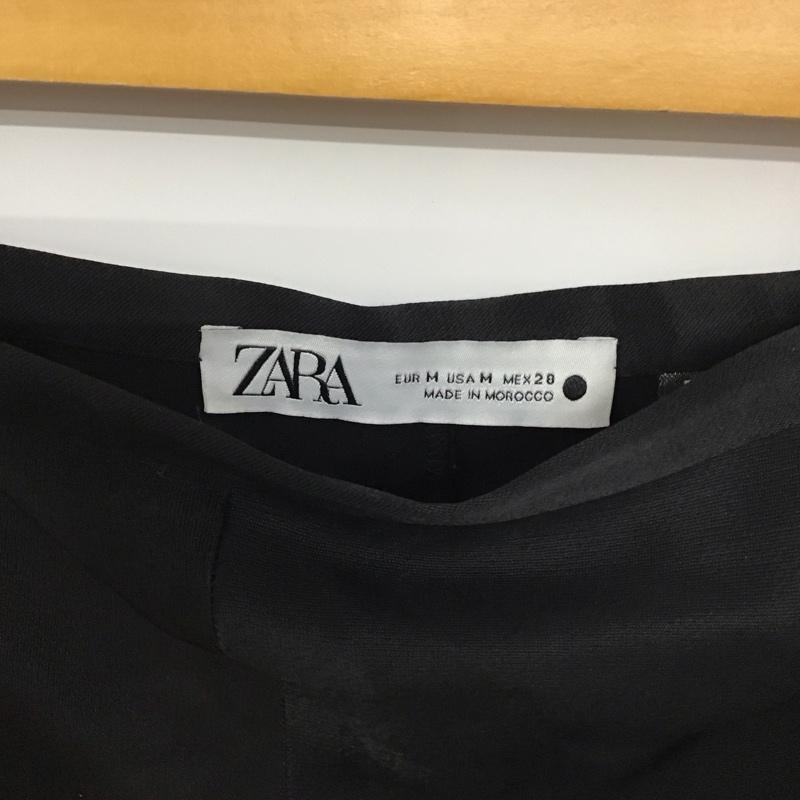ザラ ZARA スカート ロングスカート M 無地 黒 / ブラック / レディース USED 古着 中古 10138065