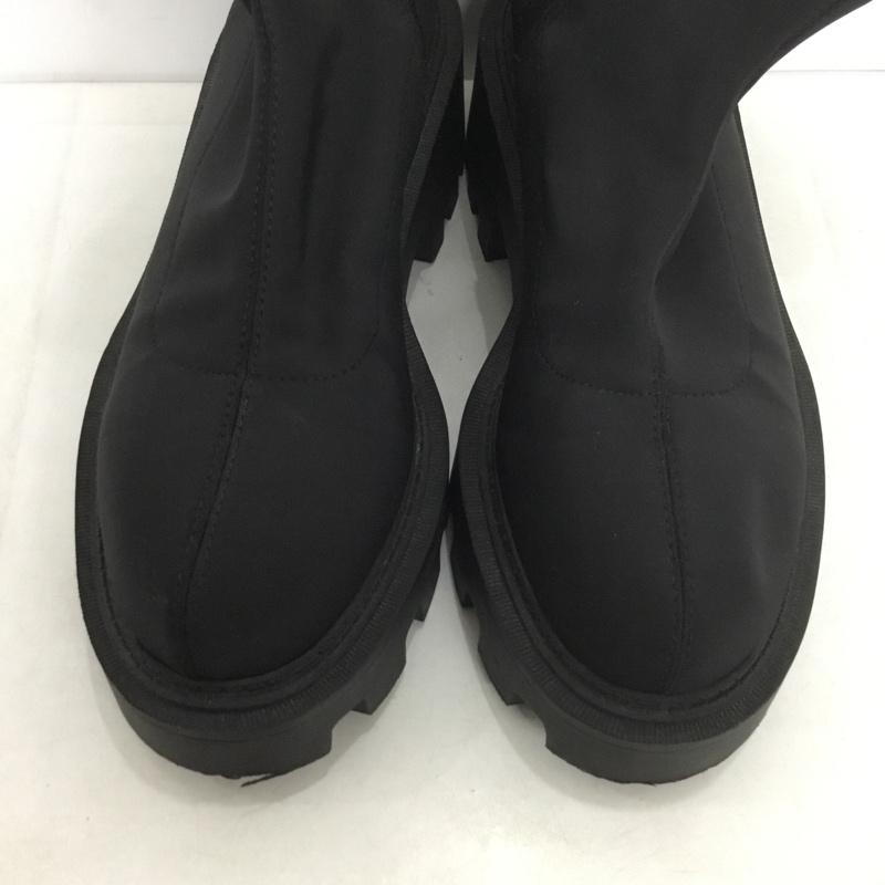 ザラ ZARA ブーツ 一般 3125 010 800 EU37 無地 黒 / ブラック / レディース USED 古着 中古 10139446