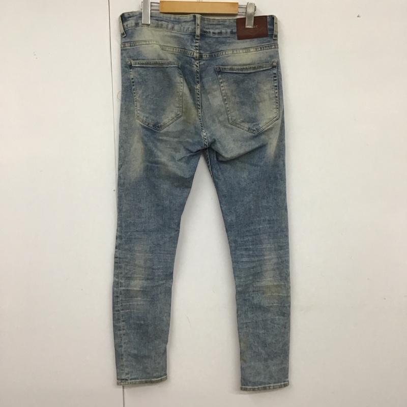 ザラメン ZARA MAN パンツ デニム、ジーンズ デニムパンツ スリムパンツ カジュアルパンツ ストレッチパンツ 薄手 42インチ 無地 インディゴ / インディゴ /  メンズ USED 古着 中古 10128634