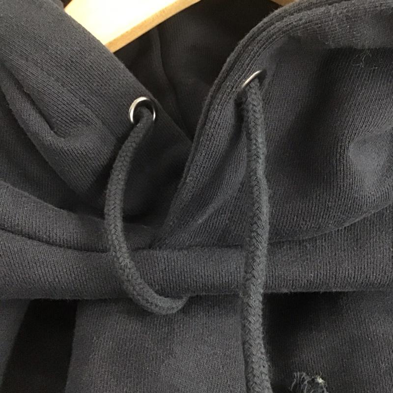 アングリッド Ungrid パーカー 長袖 111952726601 ビッグルーズスウェット FREE 無地 黒 / ブラック / レディース USED 古着 中古 10143367