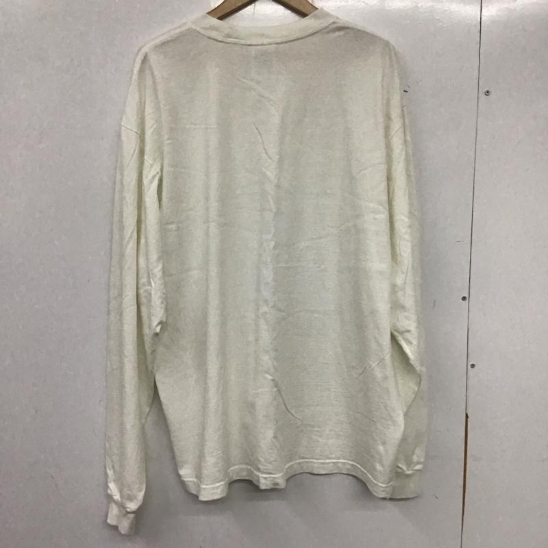 シャカウエア Shaka wear カットソー 長袖 長袖カットソー 無地カットソー クルーネック XL 無地 白 / ホワイト / メンズ USED 古着 中古 10138107