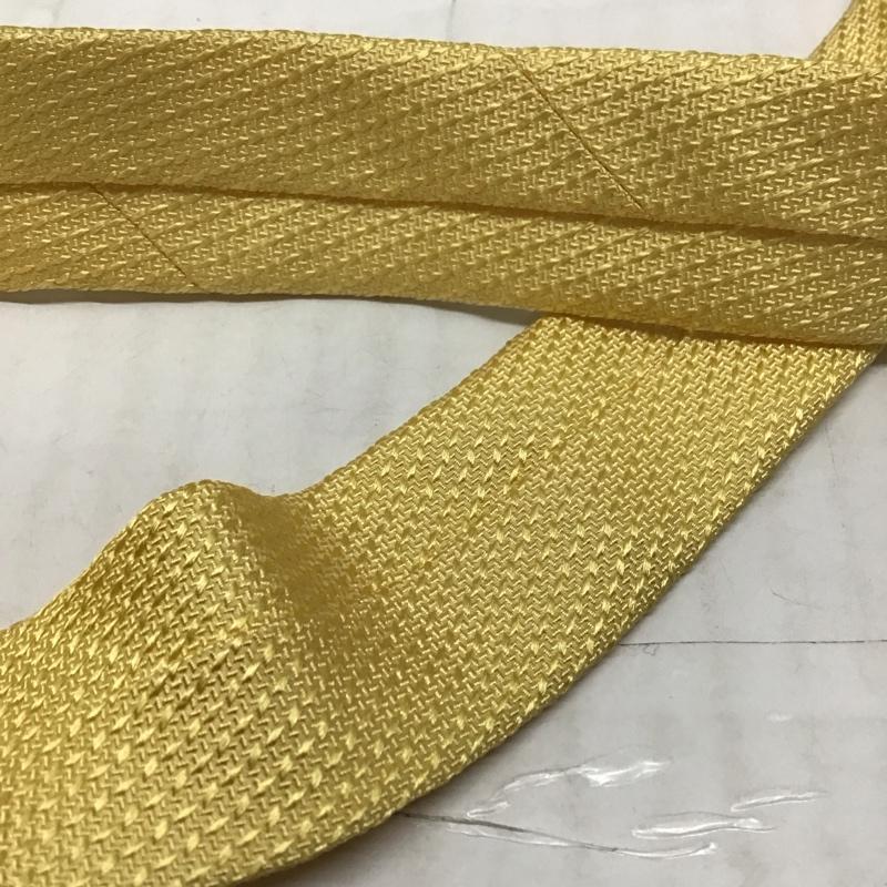 ブルックスブラザーズ BROOKS BROTHERS ネクタイ ネクタイ シルク USA製 無地 黄 / イエロー / メンズ USED 古着 中古 10113410
