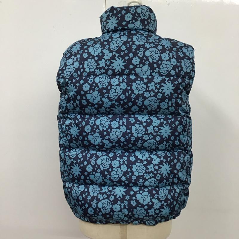 ポロジーンズカンパニー POLOJEANSCO. ベスト ベスト ダウンベスト S 総柄 青 / ブルー / レディース USED 古着 中古 10121173