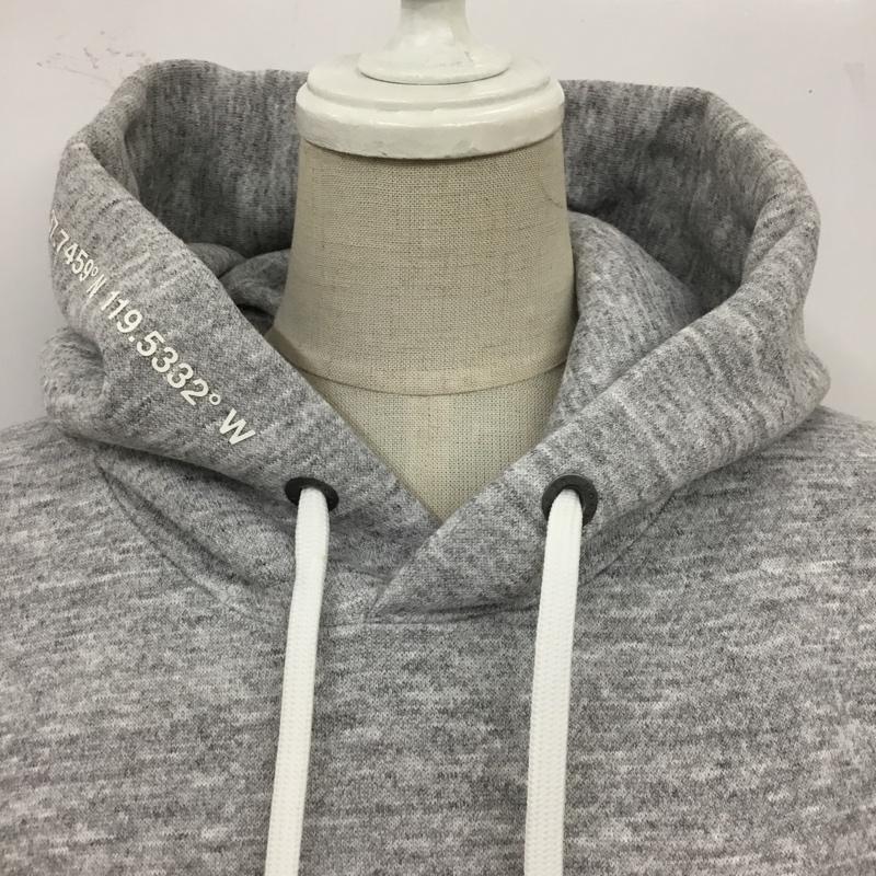 ザノースフェイス THE NORTH FACE パーカー 長袖 NTW62135 フロントハーフドームフーディ L プリント 灰 / グレー / レディース USED 古着 中古 10109930
