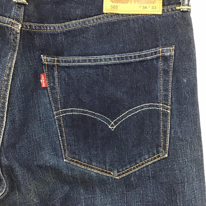 リーバイス Levi s パンツ デニム、ジーンズ 36インチ 無地 インディゴ / インディゴ / メンズ USED 古着 中古 10130906