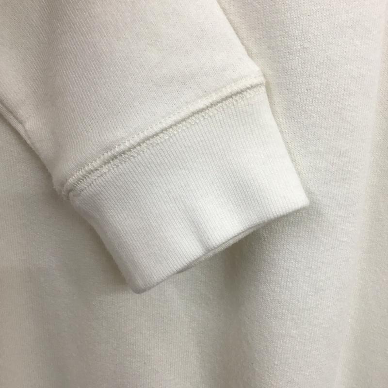 ポロラルフローレン POLO RALPH LAUREN ワンピース ロングスカート 長袖ロングワンピース スウェットワンピース クルーネック L プリント 白 / ホワイト / レディース USED 古着 中古 10136114