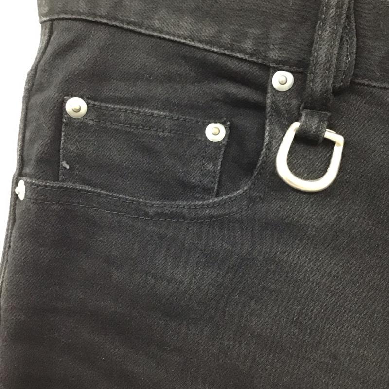 スカルフライト SKULLFLIGHT パンツ デニム、ジーンズ スキニーパンツ 29 無地 黒 / ブラック /  メンズ USED 古着 中古 10121320