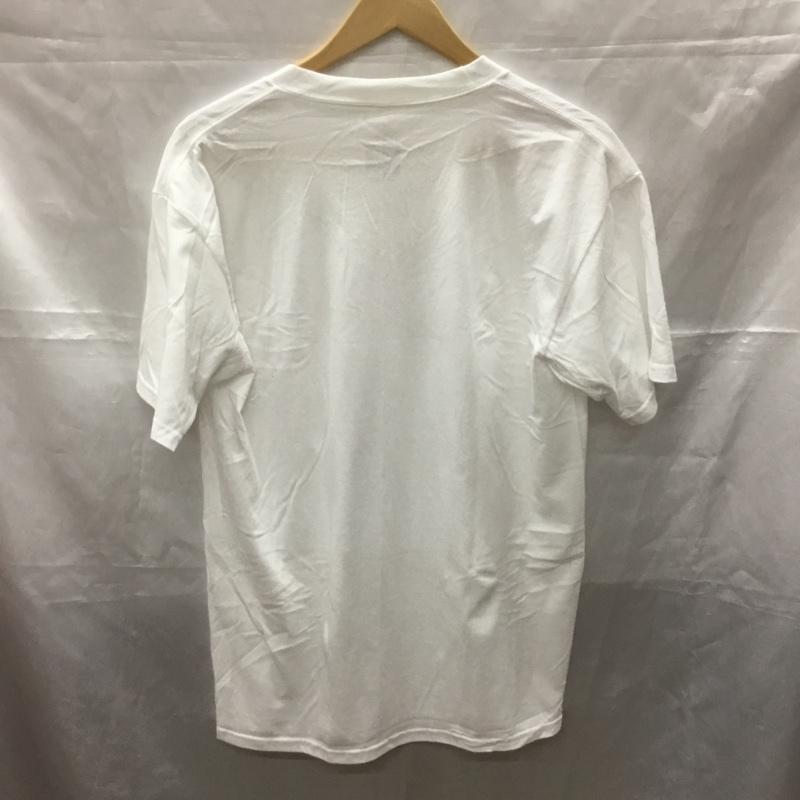 ヘインズ HANES Tシャツ 半袖 半袖カットソー 無地Tシャツ Vネックカットソー L 無地 白 / ホワイト /  メンズ USED 古着 中古 10113299