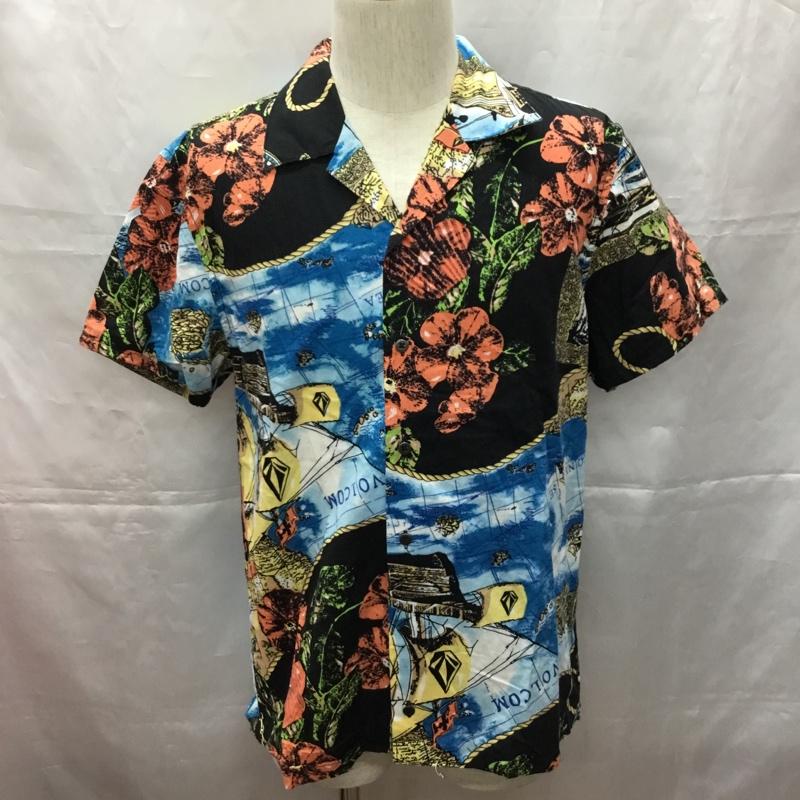 ボルコム VOLCOM シャツ、ブラウス 半袖 半袖シャツ カラーシャツ 半袖カットソー プリントシャツ S プリント マルチカラー / マルチカラー /  メンズ USED 古着 中古 10109001