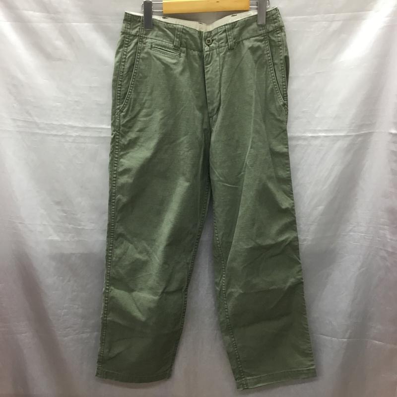 マスターアンドコー MASTER&Co パンツ ワークパンツ、ペインターパンツ ワイドパンツ カジュアルパンツ ワークパンツ S 無地 カーキ / カーキ /  メンズ USED 古着 中古 10121594