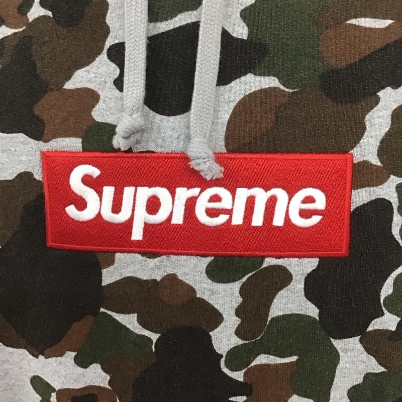 シュプリーム Supreme パーカー 長袖 12AW BoxLogoPulloverHoodie 長袖パーカー スウェットパーカー プルオーバー XL カモフラージュ柄・迷彩 マルチカラー / マルチカラー / メンズ USED 古着 中古 10107388