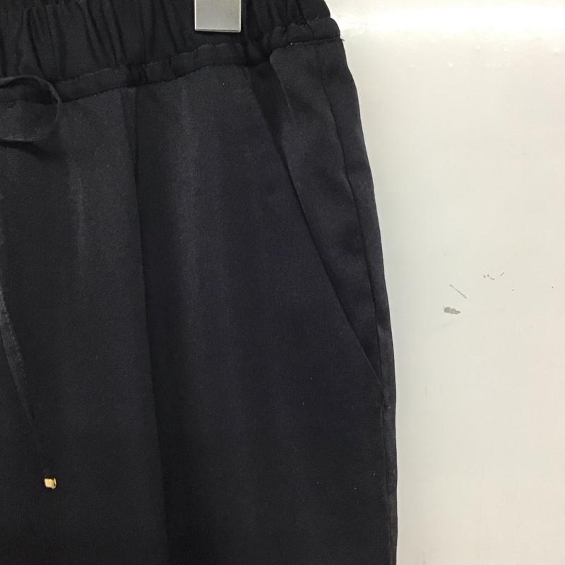 グリーンレーベルリラクシング green label relaxing パンツ スラックス 3614-162-1922 SCサテンイージーPT 38 無地 紺 / ネイビー / レディース USED 古着 中古 10137181