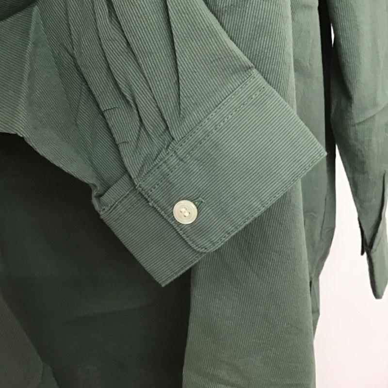 スタディオクリップ studio CLIP シャツ、ブラウス 長袖 L 無地 薄緑 / ライトグリーン / レディース USED 古着 中古 10106162
