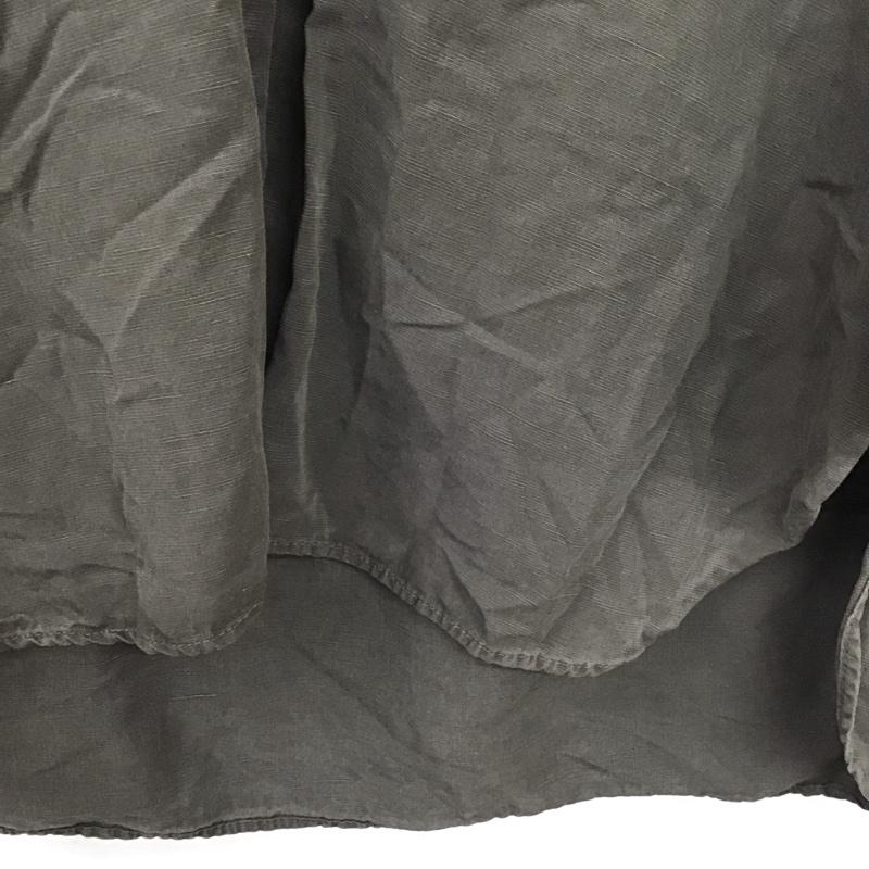 ザラ ZARA シャツ、ブラウス 長袖 M 無地 チャコールグレー / チャコールグレー / レディース USED 古着 中古 10139397