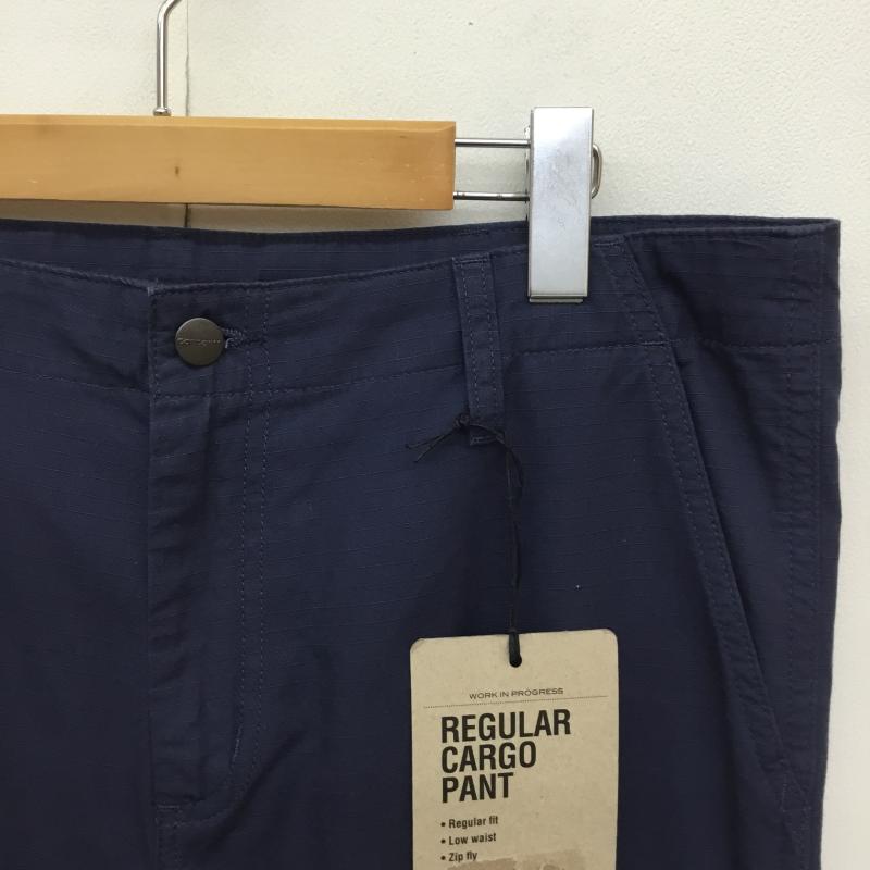 カーハート Carhartt パンツ ワークパンツ、ペインターパンツ REGULAR CARGO PANT I032467 33インチ 無地 紺 / ネイビー / メンズ USED 古着 中古 10127960