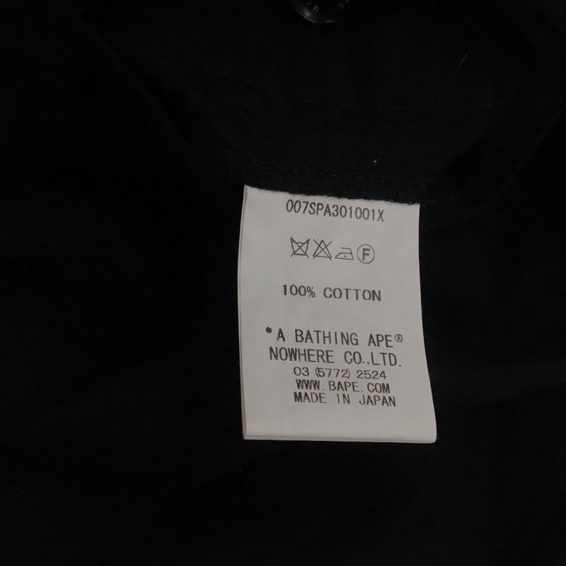 ミスターベイシングエイプ Mr. BATHING APE パンツ ショートパンツ ハーフパンツ ショートパンツ カジュアルパンツ 48 無地 黒 / ブラック / メンズ USED 古着 中古 10110805