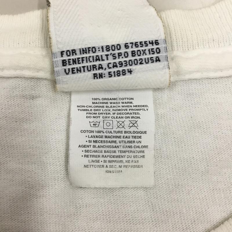 パタゴニア patagonia Tシャツ 半袖 M ロゴ、文字 白 / ホワイト / メンズ USED 古着 中古 10116021