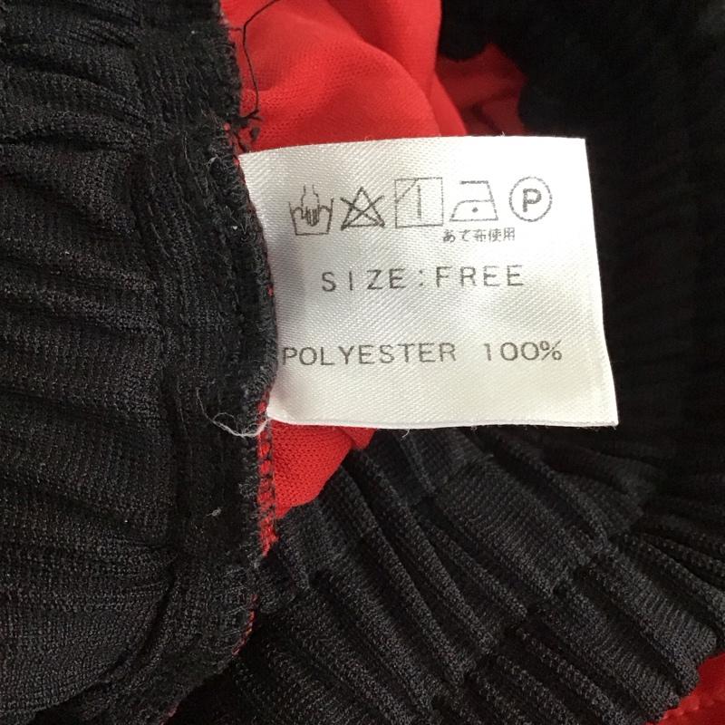 クレイトーキョー CRAY TOKYO パンツ ショートパンツ FREE 無地 黒 / ブラック / X 赤 / レッド / メンズ USED 古着 中古 10116388