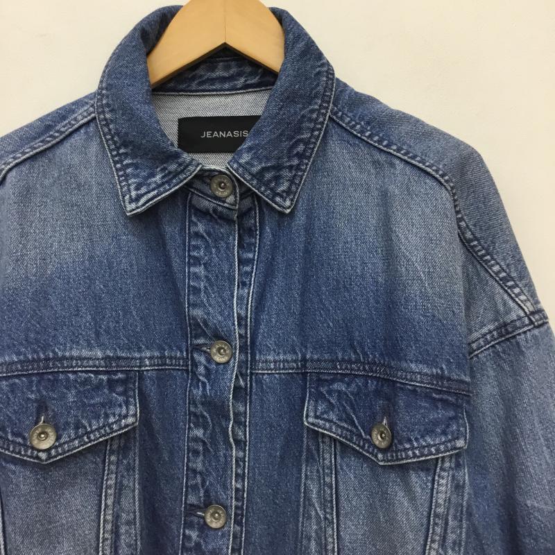 ジーナシス JEANASIS ジャケット、上着 ジャケット、ブレザー FREE 無地 青 / ブルー / レディース USED 古着 中古 10138265