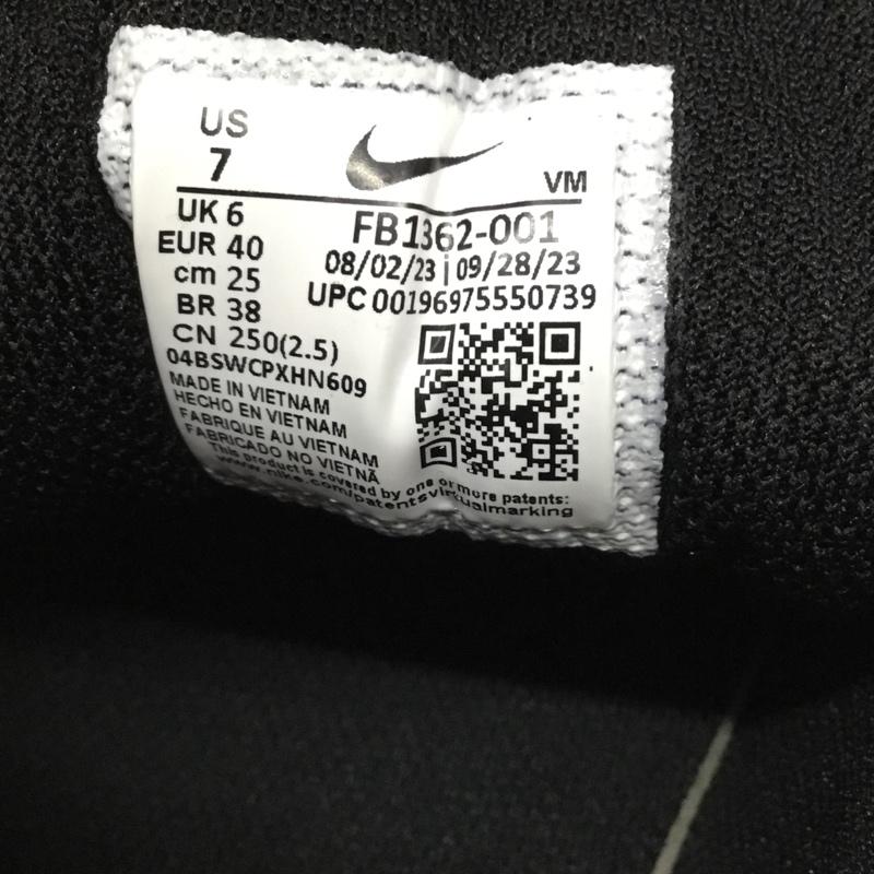 ナイキ NIKE スニーカー スニーカー FB1362-001 FULL FORCE LO 25cm 箱有 25.0cm ロゴ、文字 黒 / ブラック / X 白 / ホワイト / メンズ USED 古着 中古 10119646