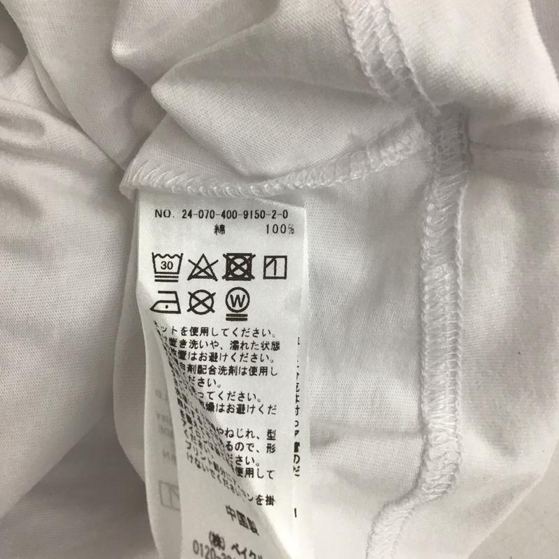ジャーナルスタンダード JOURNAL STANDARD Tシャツ 半袖 24-070-400-9150-2-0 センテンスロゴTシャツ ロゴ、文字 白 / ホワイト / レディース USED 古着 中古 10115082