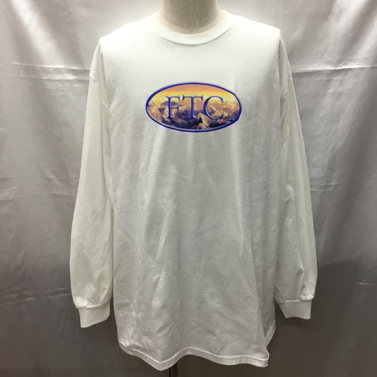 エフティーシー FTC カットソー 長袖 ftc021aut07 SNOWRANGETEE 長袖カットソー プリントTシャツ XL プリント 白 / ホワイト /  メンズ USED 古着 中古 10109364