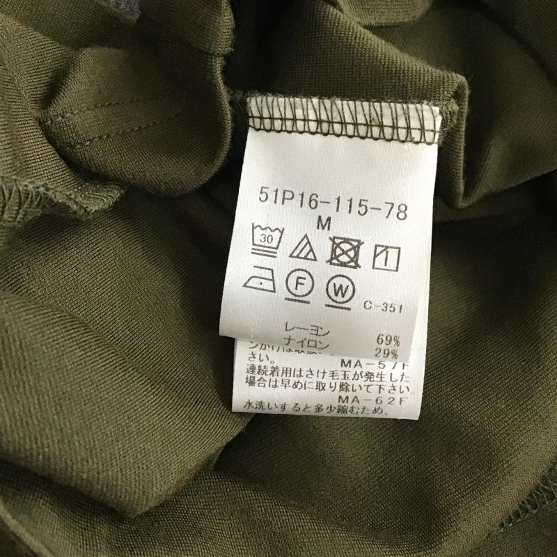 ブルーレーベル・クレストブリッジ BLUE LABEL CRESTBRIDGE カットソー 長袖 51p16-115-78 長袖Tシャツ クルーネックカットソー 長袖カットソー M 無地 灰 / グレー / X カーキ / カーキ /  メンズ USED 古着 中古 10114645