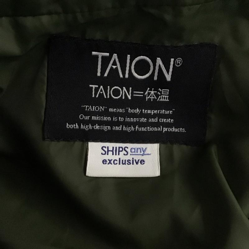 タイオン TAION ジャケット、上着 ジャケット、ブレザー 714-05-0004 マウンテンパーカー ジップアップジャケット アウター XL 無地 カーキ / カーキ / メンズ USED 古着 中古 10107019