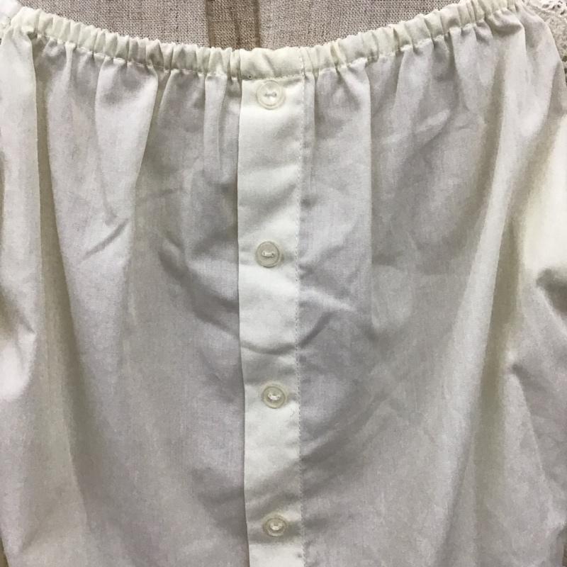 アリシアページボーイ alicia PAGEBOY カットソー 半袖 袖レース FREE レース柄 アイボリー / アイボリー /  レディース USED 古着 中古 10114054