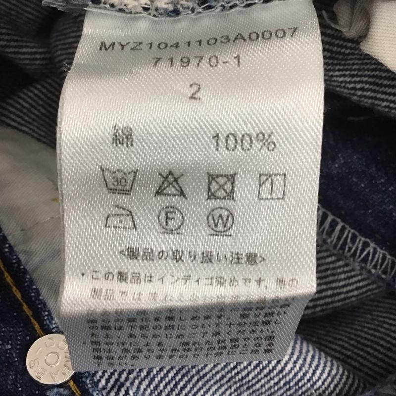 ミスティック mystic パンツ デニム、ジーンズ MYZ1041103A0007 オーバーダイワイドデニム 2 無地 水色 / ライトブルー / レディース USED 古着 中古 10133428
