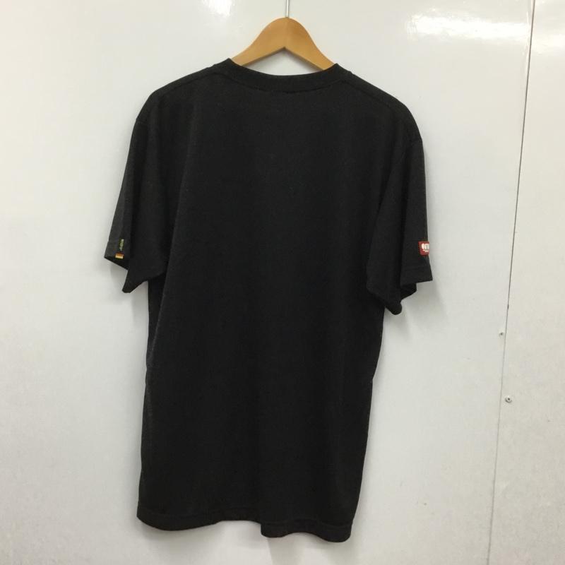 アンドロ andro Tシャツ 半袖 卓球ウェア スポーツウェア タグ付き M ロゴ、文字 黒 / ブラック / メンズ USED 古着 中古 10135678