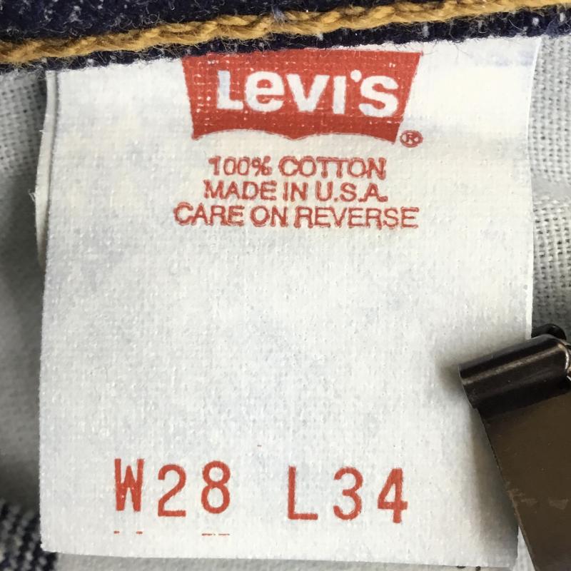 リーバイス Levi s パンツ デニム、ジーンズ USA製 501 28インチ 無地 インディゴ / インディゴ / レディース USED 古着 中古 10139666