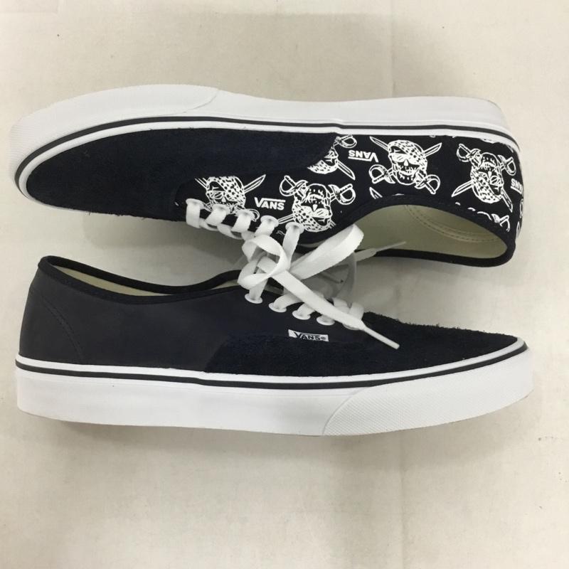 バンズ VANS スニーカー スニーカー VN000CRTBX9 AUTHENTIC BILLYS 別注 10th 28cm 箱有 28.0cm プリント 紺 / ネイビー / X 白 / ホワイト / メンズ USED 古着 中古 10139214