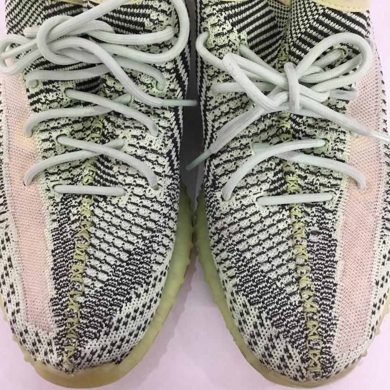 アディダス adidas スニーカー スニーカー FW5191 YEEZY BOOST 350 V2 カニエ ウエスト 28cm 28.0cm 無地 薄緑 / ライトグリーン / メンズ USED 古着 中古 10124866