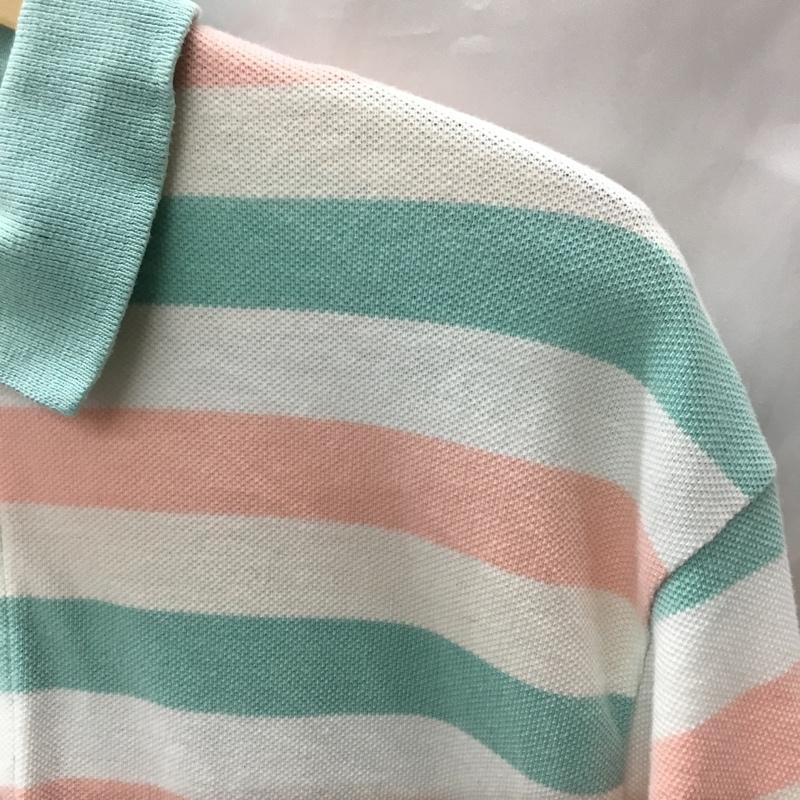 ポロバイラルフローレン Polo by RALPH LAUREN ポロシャツ 半袖 半袖ポロシャツ カラーシャツ 半袖カットソー L ボーダー柄 マルチカラー / マルチカラー /  メンズ USED 古着 中古 10113332