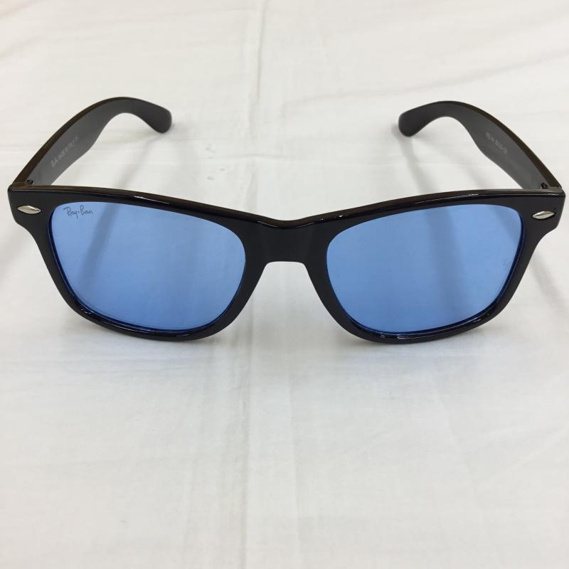 レイバン Ray-Ban めがね・サングラス サングラス RB2140 ロゴ、文字 黒 / ブラック / X 青 / ブルー / メンズ USED 古着 中古 10136316