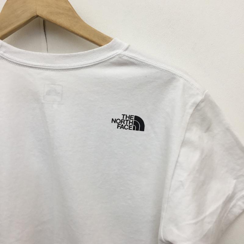 ザノースフェイス THE NORTH FACE Tシャツ 半袖 NT31609Z BIGロゴTシャツ S ロゴ、文字 白 / ホワイト / X 黒 / ブラック / レディース USED 古着 中古 10130850