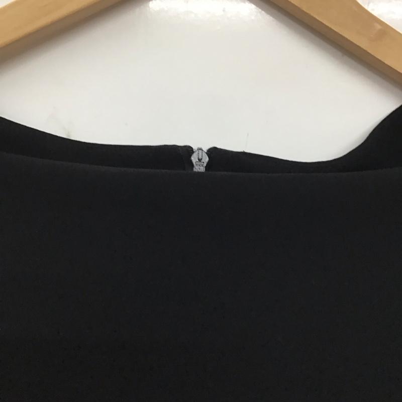 ピアノフォルテマックスマーラ Pianoforte di MaxMara ワンピース ロングスカート ロングワンピース ノースリーブワンピース フレアスカート 40 無地 黒 / ブラック / レディース USED 古着 中古 10134134