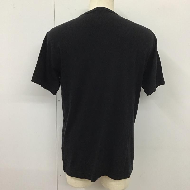 チャンピオン Champion Tシャツ 半袖 c3-p302 ベーシックTシャツ ロゴ プリントTシャツ 半袖カットソー L ロゴ、文字 黒 / ブラック /  メンズ USED 古着 中古 10112999