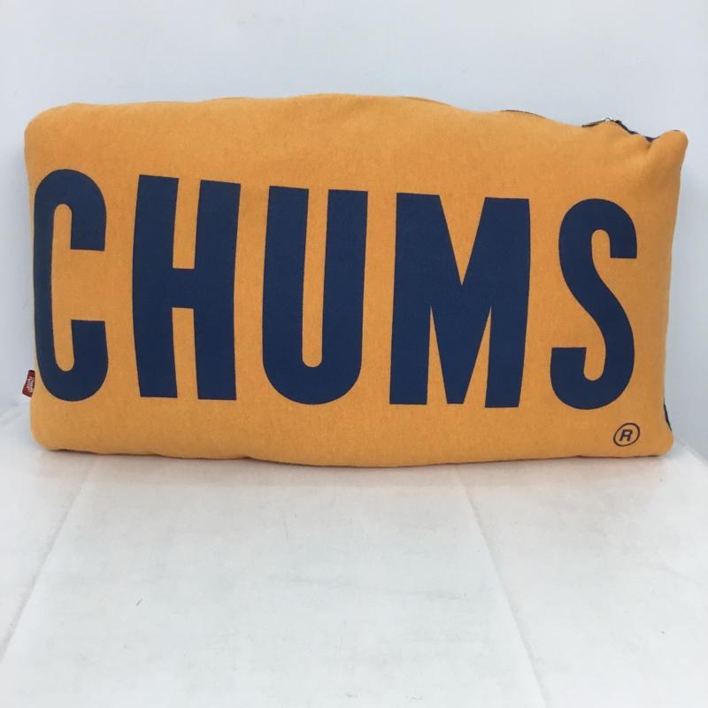 チャムス CHUMS ファッション小物 ファッション小物 クッション ロゴ、文字 橙 / オレンジ / X 紺 / ネイビー / メンズ USED 古着 中古 10134769