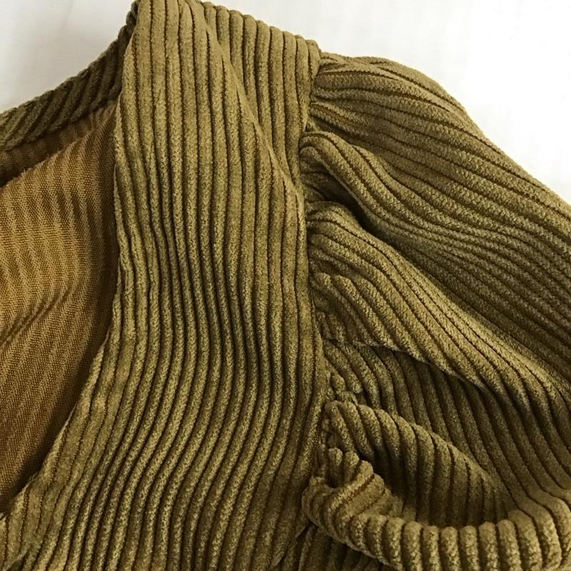 ザラ ZARA ジャケット、上着 ジャケット、ブレザー 7969 246 751 ショート丈 コーデュロイ トップス L 無地 キャメル / キャメル / レディース USED 古着 中古 10109690
