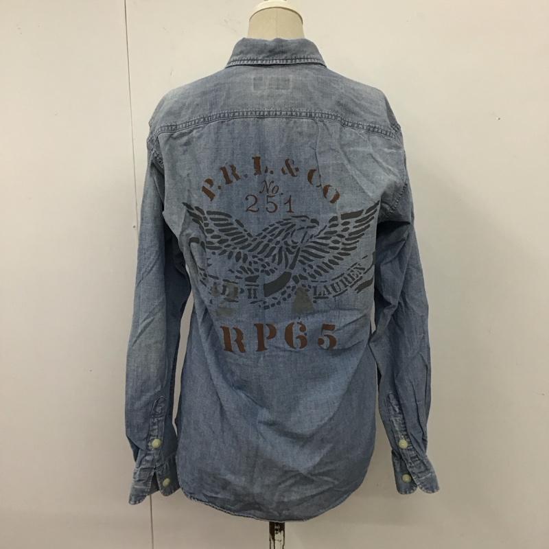 ポロラルフローレン POLO RALPH LAUREN シャツ、ブラウス 長袖 長袖シャツ カラーシャツ ポケットシャツ 長袖カットソー XS 無地 インディゴ / インディゴ / レディース USED 古着 中古 10115990