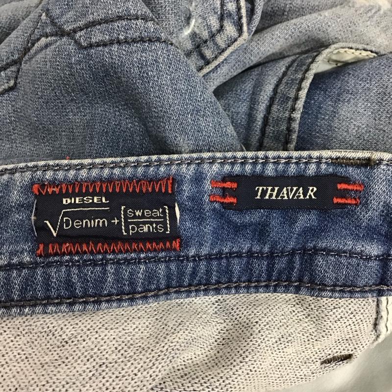 ディーゼル DIESEL パンツ デニム、ジーンズ デニムパンツ スリムパンツ ストレッチパンツ ジーンズ 30インチ 無地 インディゴ / インディゴ /  メンズ USED 古着 中古 10124362
