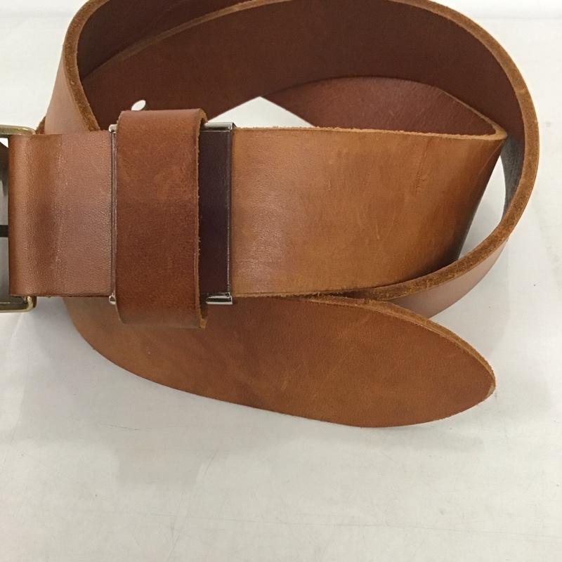 アヴィレックス AVIREX ベルト・バックル ベルト レザー ロゴ、文字 茶 / ブラウン / メンズ USED 古着 中古 10132448