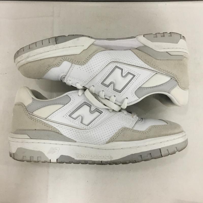 ニューバランス New Balance スニーカー スニーカー BB550 NCB 25.5cm 25.5cm ロゴ、文字 白 / ホワイト / X 灰 / グレー / メンズ USED 古着 中古 10136474