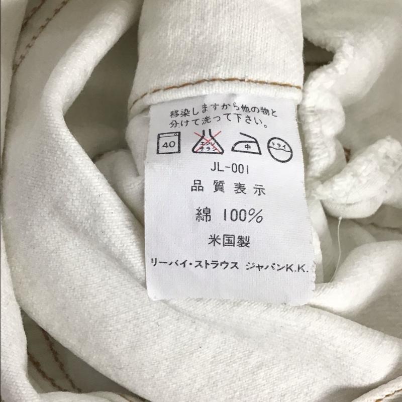リーバイス Levi s ジャケット、上着 ジャケット、ブレザー デニムジャケット Gジャン 40 無地 白 / ホワイト / メンズ USED 古着 中古 10134527