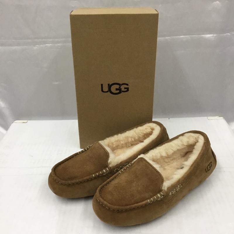アグ UGG スリッポン スリッポン 3312 Ansley アンスレー モカシン 24cm 箱有 24.0cm ロゴ、文字 茶 / ブラウン / レディース USED 古着 中古 10105968