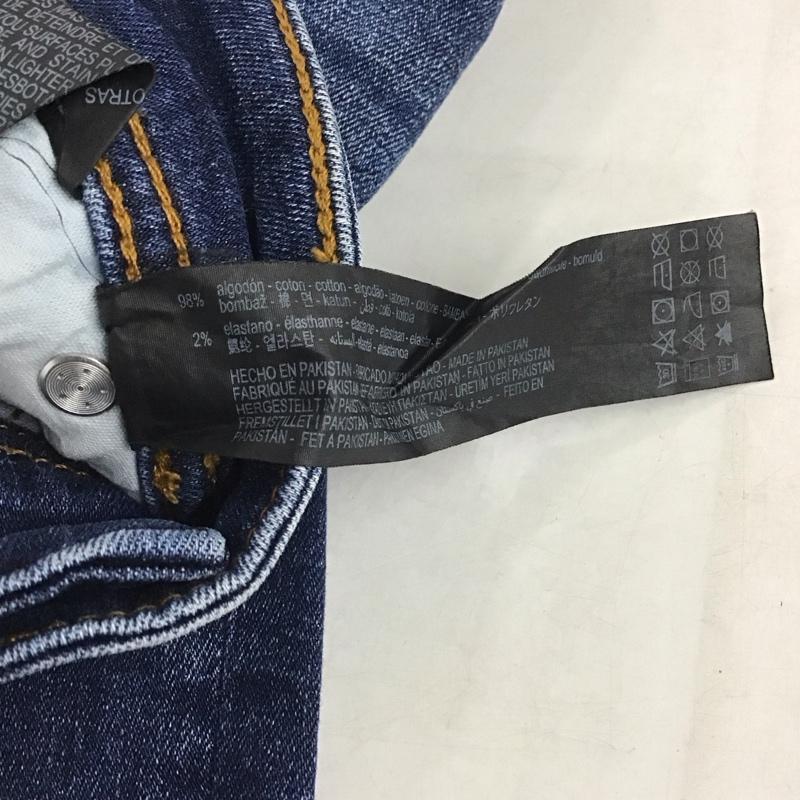 ザラ ZARA パンツ デニム、ジーンズ 40 無地 青 / ブルー / レディース USED 古着 中古 10141728