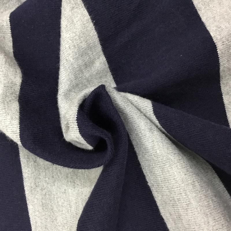 ナッカード KNACKERED Tシャツ 半袖 半袖カットソー プリントTシャツ クルーネックカットソー ボーダーカットソー XL ボーダー柄 灰 / グレー / X 紺 / ネイビー /  メンズ USED 古着 中古 10108529